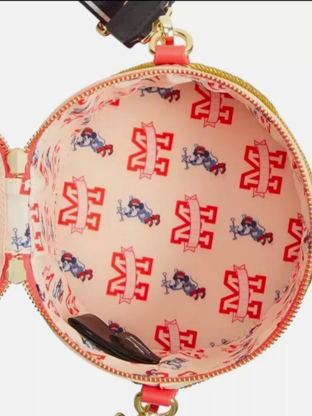 Brand New Disney Loungefly Minnie Mouse Drum Crossbody Bag - Picture 7 of 16